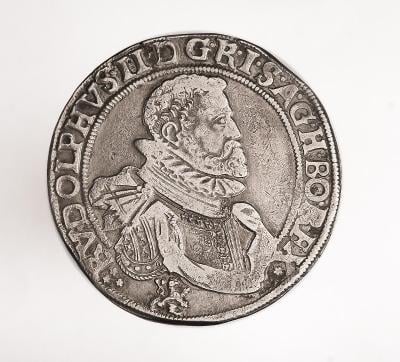 Tolar Rudolf II 1608 Kutna Hora *Skreta Velmi vzacny *RR