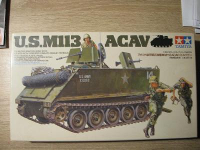bojové vozidlo U.S.M113 ACAV  1:35 od TAMIYA