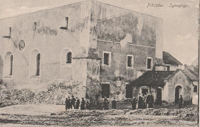 Piňczów - Synagoga - Judaika - Židé - Polsko - 1913