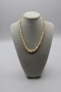 K01. korálkový náhrdelník délka 42 cm minerál