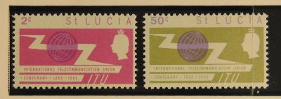 Svatá Lucie, 1965, 100. výročí I.T.U., **