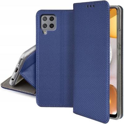 Flipové modré knížkové pouzdro obal Magnet pro Samsung Galaxy A42 5G