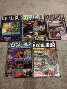 Časopisy Excalibur 12, 16, 17, 20, 21