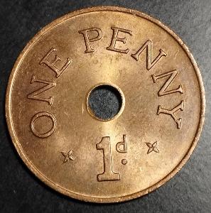 Zambia 1 penny 1966 KM# 5