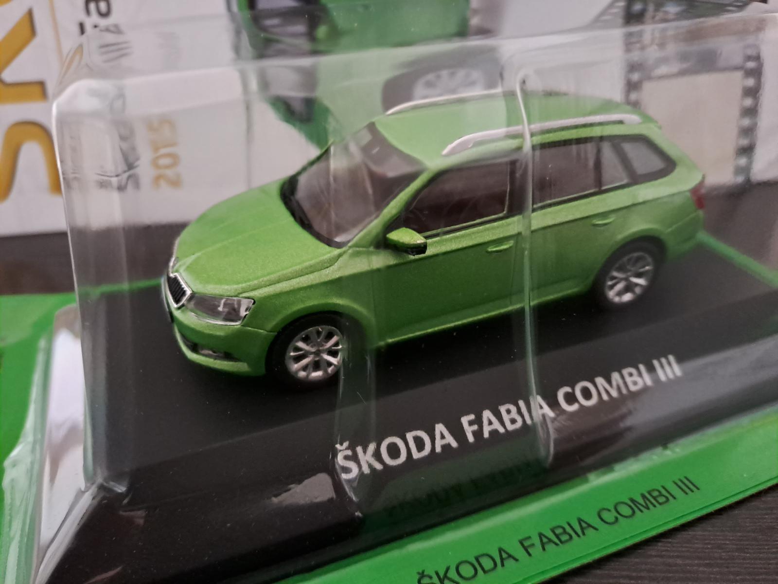 Škoda Fabia III combi 2015 1/43 číslo 75 - Modely automobilov