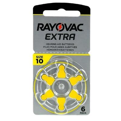 Batéria do načúvadiel Rayovac Extra PR70 A10, B0104, B20PA, AC10 6ks