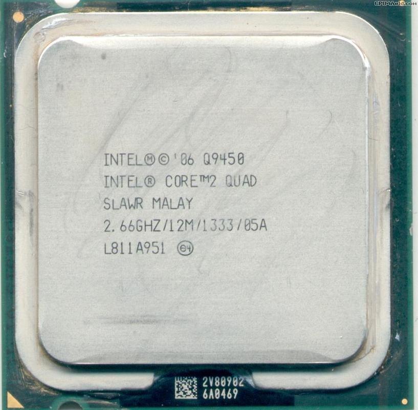 Intel Core 2 Quad Processor Q9450, 4TC 12 MB Cache, 2.66 GHz, LGA775 - Počítače a hry