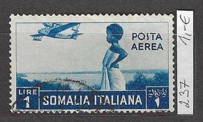 SOMÁLSKO - Italská kolonie, doprava, letadlo