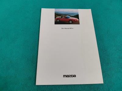 Prospekt Mazda MX-5 (1995), DE, 20 stran (VÝPRODEJ SBÍRKY)