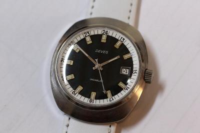 pánské hodinky DEVOS Incabloc, Made in Swiss, funkční 