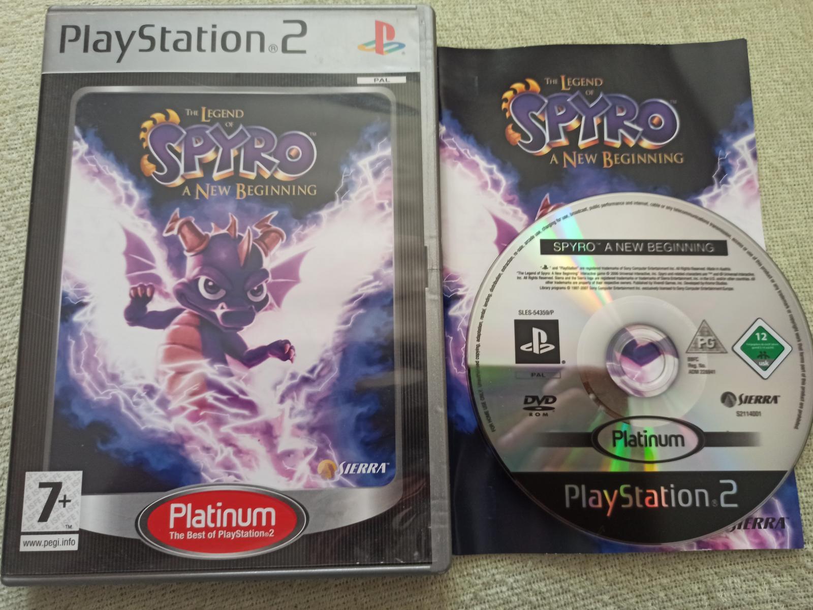 PS2 Legend of Spyro A New Beginning - Hry