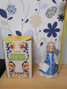 Stará dětská hračka panenka + krabice retro 
