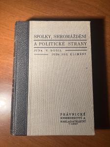 Vydavateľstvo Linhart Spolky, zhromaždenia a pol. strany 1936