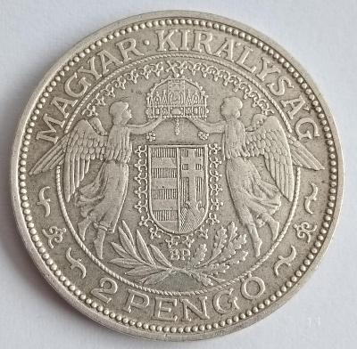 Stříbrná mince 2 pengo 1938 Maďarsko