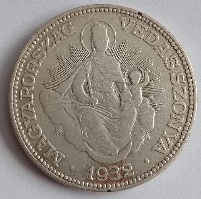 Stříbrná mince 2 pengo 1932 Maďarsko