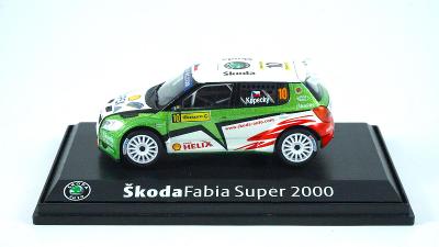 1:43 Abrex Škoda Fabia S2000 Barum Rally 2009 Kopecký WRC