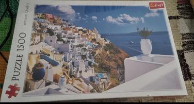 Puzzle Santorini originál zabalené
