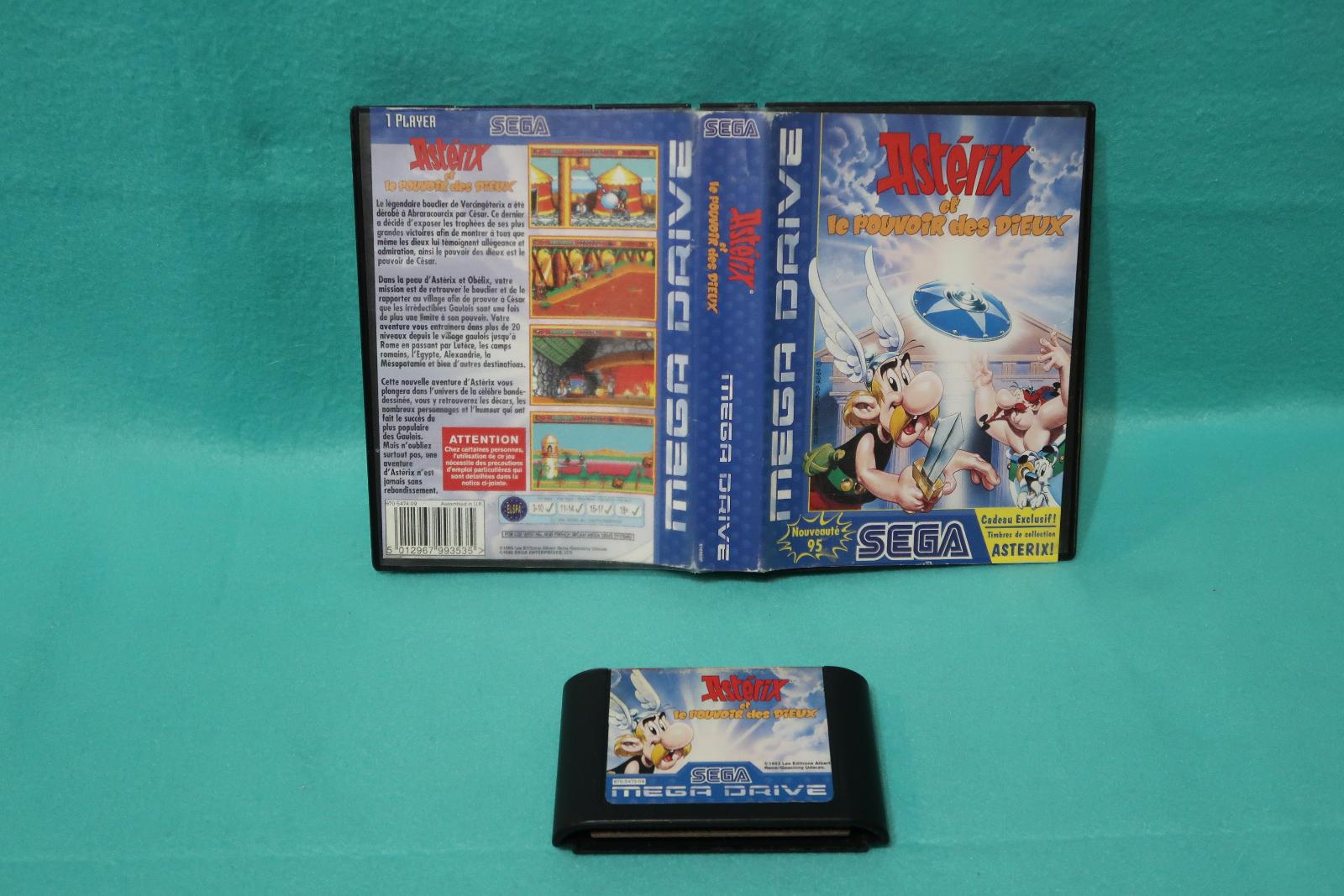 SEGA Mega Drive ASTERIX ET LE POUVOIR DES DIEUX - Počítače a hry