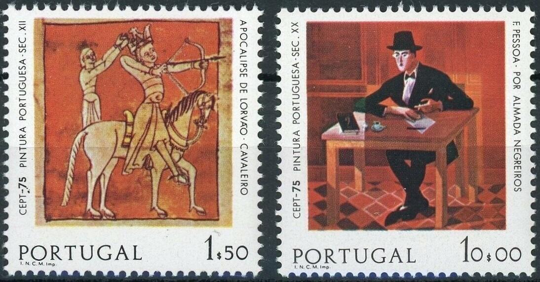 Portugalsko 1975 Európa CEPT, umenie Mi# 1281-82 Kat 60€ - Známky