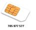 Nová Sim karta - ľahko zapamätateľné zlaté číslo: 705 977 577 - Mobily a smart elektronika