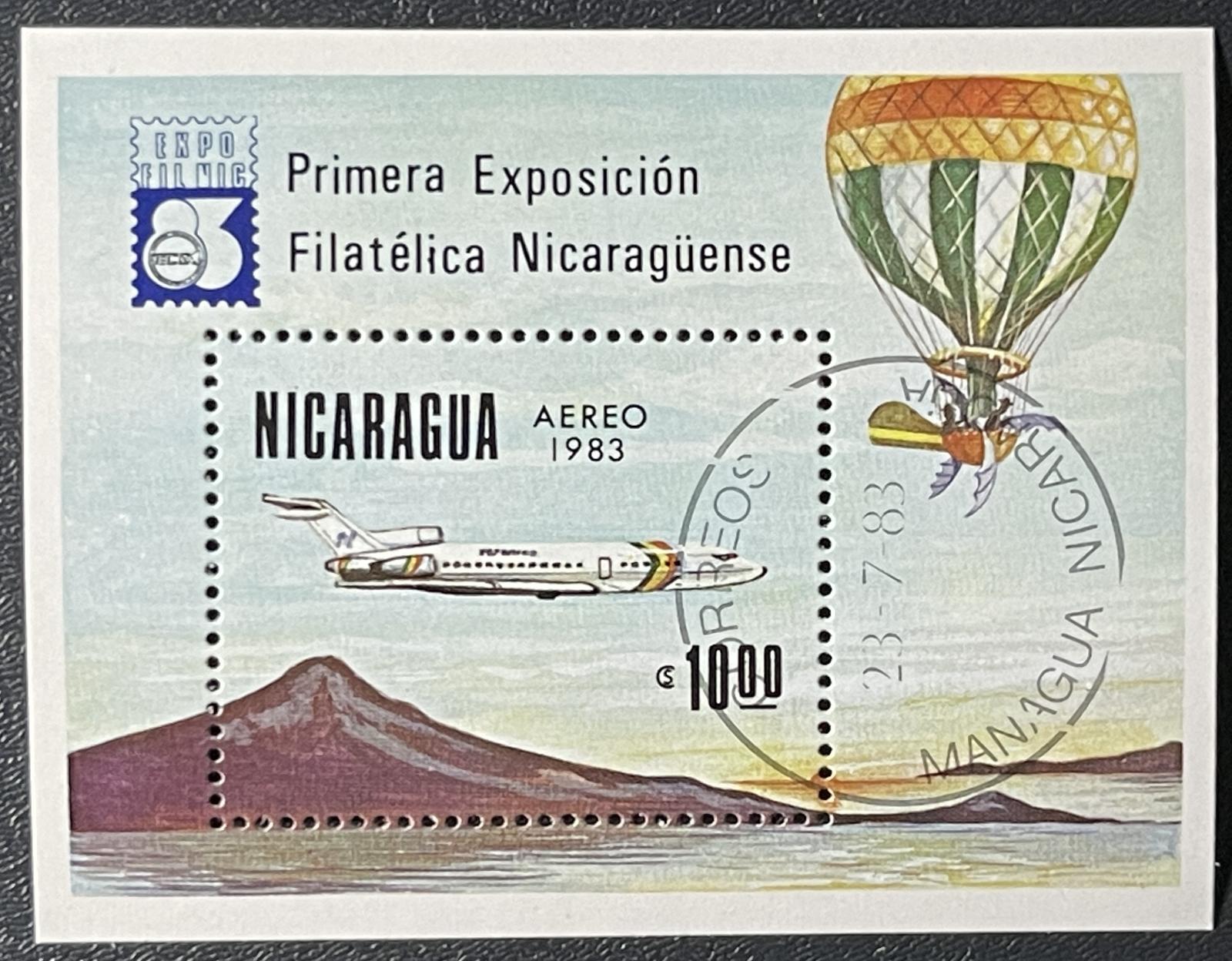 Nikaragua 1983 - razená, pôvodný lep - Známky