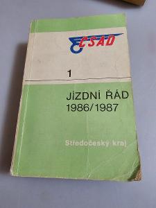ČSAD☆ Jízdní řád 1986/1987 Středočeský kraj☆