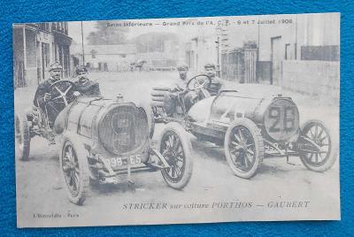 AUTO - FRANCIE - STRICKER - GRAND PRIX 1907 - PĚKNÁ RARITA