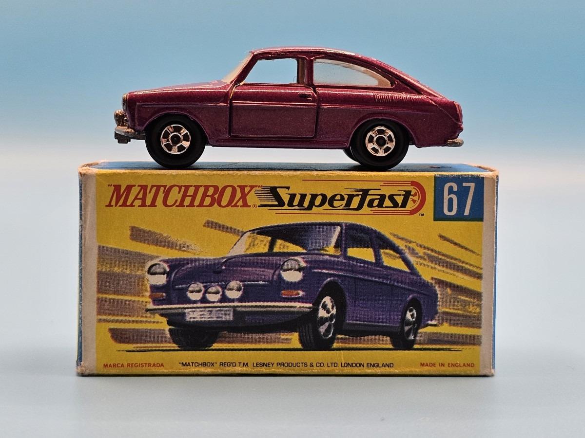 Matchbox Superfast Volkswagen 1600 TL No.68A - 1969 - Angličáky (1:64 a menšie)