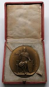 Bronzová medaile Dokončení stavby chrámu svatého Víta původní z 1929