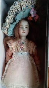 Starožitná sběratelská porcelánová panenka
