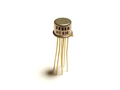 KC510 - TESLA - dvojice NPN tranzistorů pro všeobecné použití - NOS
