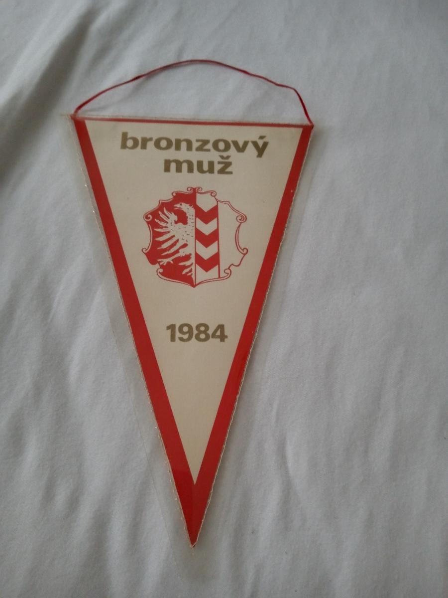 Vlajočka BRONZOVÝ MUŽ 1984 - ZV ROH OSS - Zberateľstvo