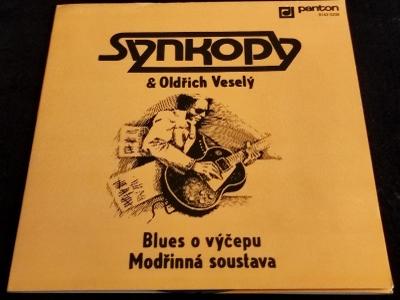 Synkopy & Oldřich Veselý ‎– Blues O Výčepu / Modřinná Soustava (VG+)