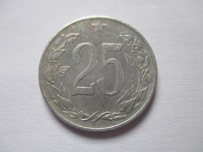 ČSSR 25 haléř 1953 - sbírkový
