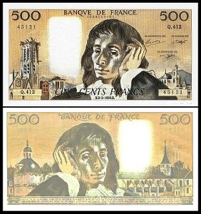 FRANCIE 500 Francs 1993 P-156j UNC