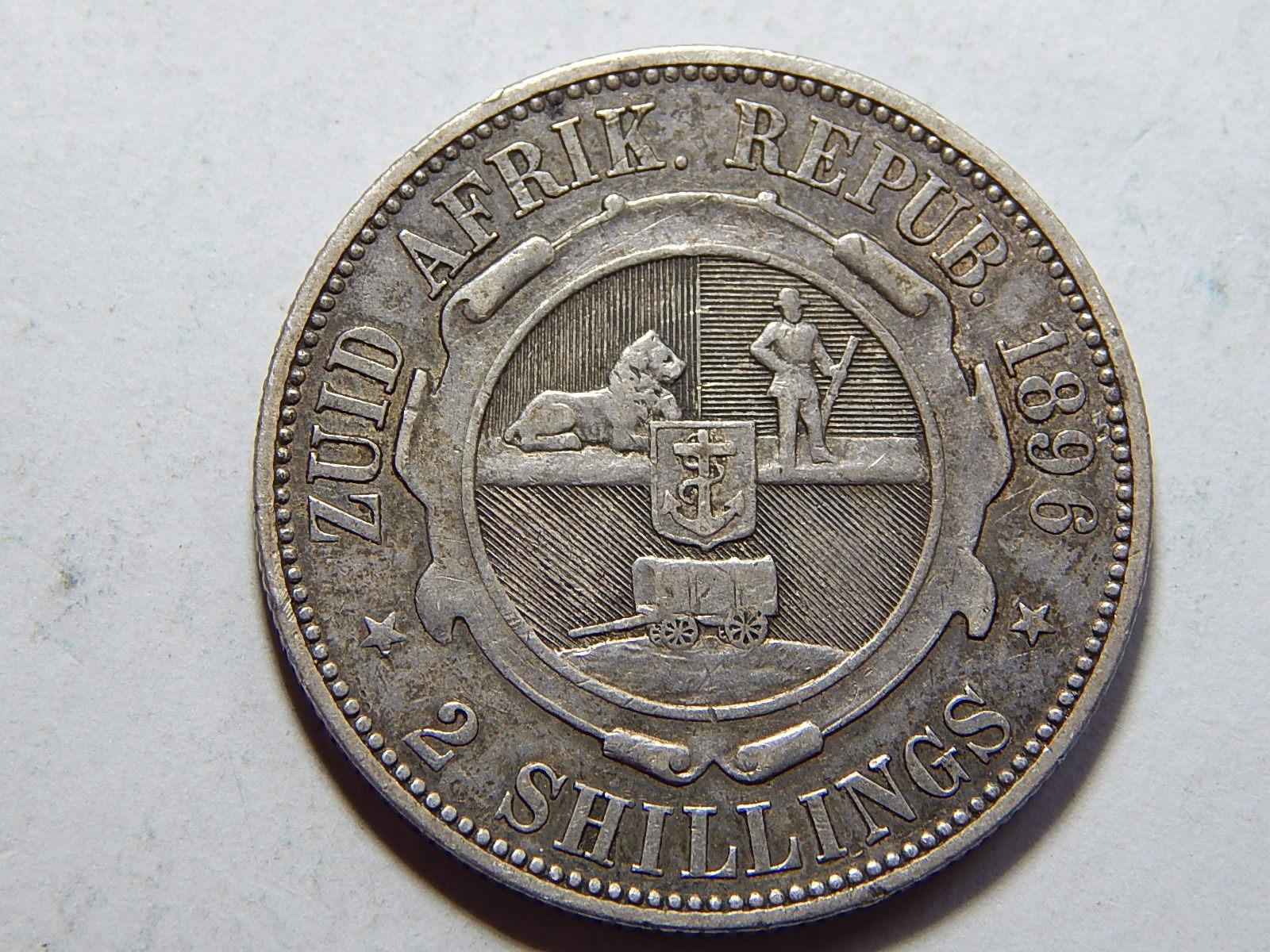 Južná Afrika 2 Shillings 1896 Ag XF č00090 - Zberateľstvo
