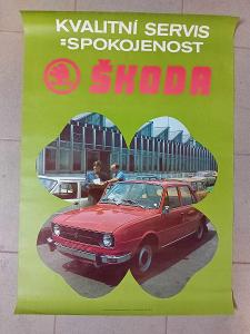 Plakát Škoda 120