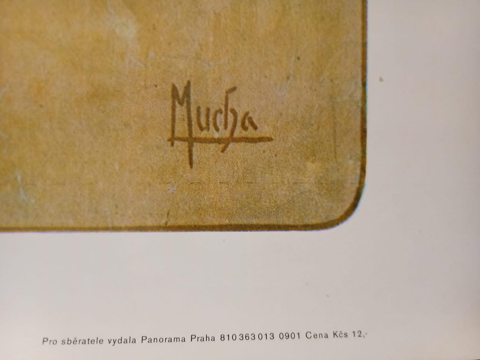 Plakát Alfons Mucha - Čtyři roční období - Jaro - Panorama Praha | Aukro