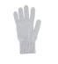 Zimné svetlo šedé rukavice s rebrovým úpletom, dámske, veľkosť M - Módne doplnky