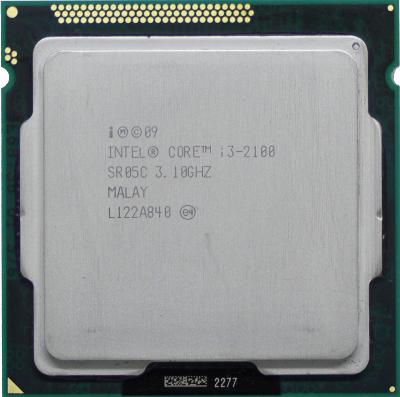 Intel® Core™ i3-2100 Procesor, 2TC/4TH, 3MB Cache, 3.10 GHz, LGA1155