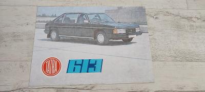 Osobní automobil Tatra 613  Speciál Prospekt Katalog reklama Veterán 