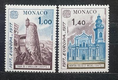 Monako 1977 Mi.1273-74 kompletní série**Evropa CEPT