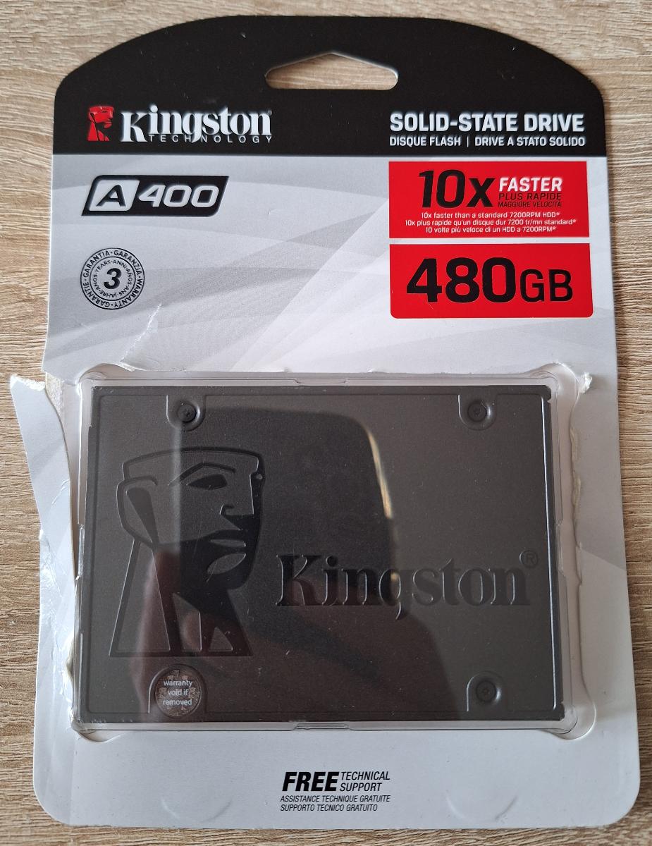 SSD Kingston A400 - Počítače a hry