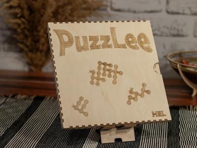 Drevená skladacia hra PuzzLee - obtiažnosť HEL
