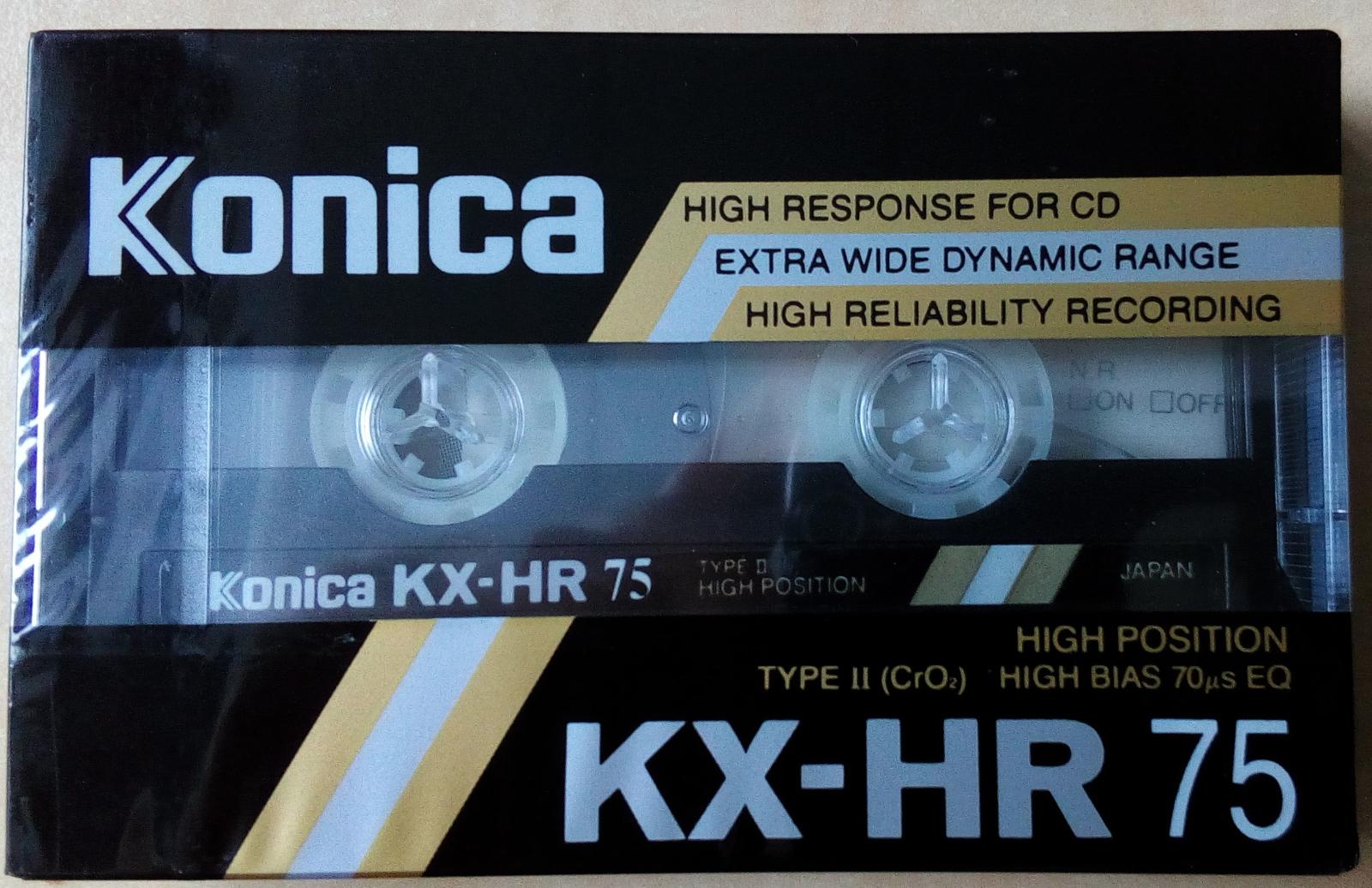 Magnetofónová kazeta Konica KX-HR 75 - TV, audio, video