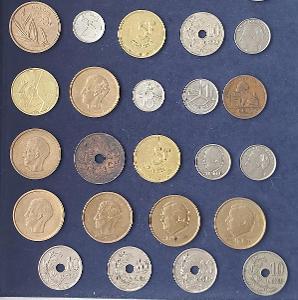 Lot Belgických mincí 2