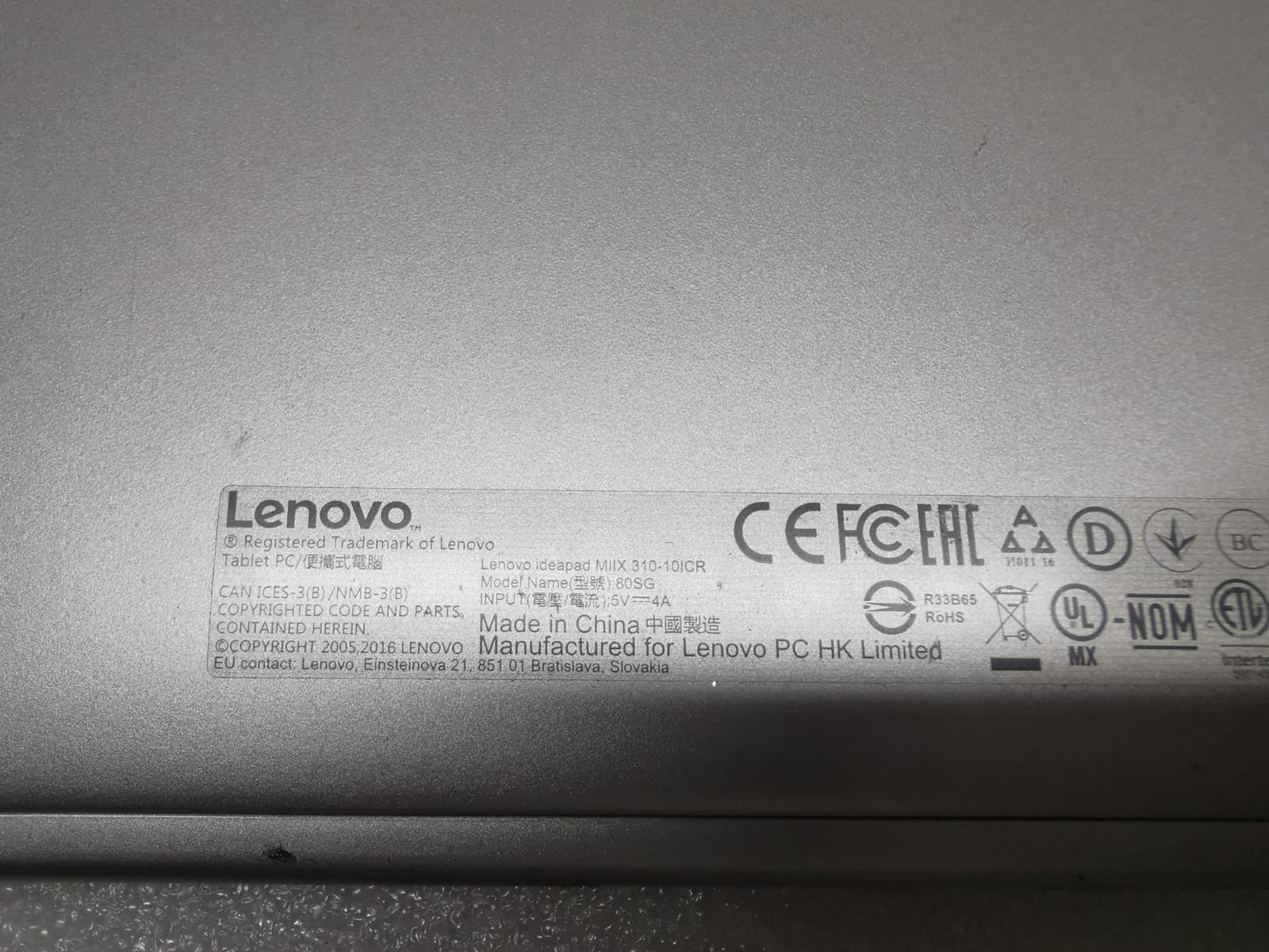 Tablet Lenovo IdeaPad MIIX 310-10ICR 80SG Atom X5-Z8350 2GB 64GB SSD - Počítače a hry