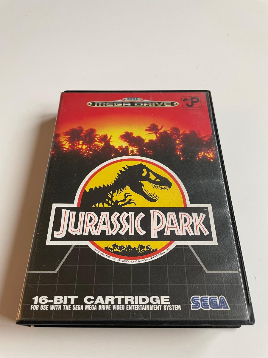 SEGA Mega Drive hra - Jurassic Park - Počítače a hry