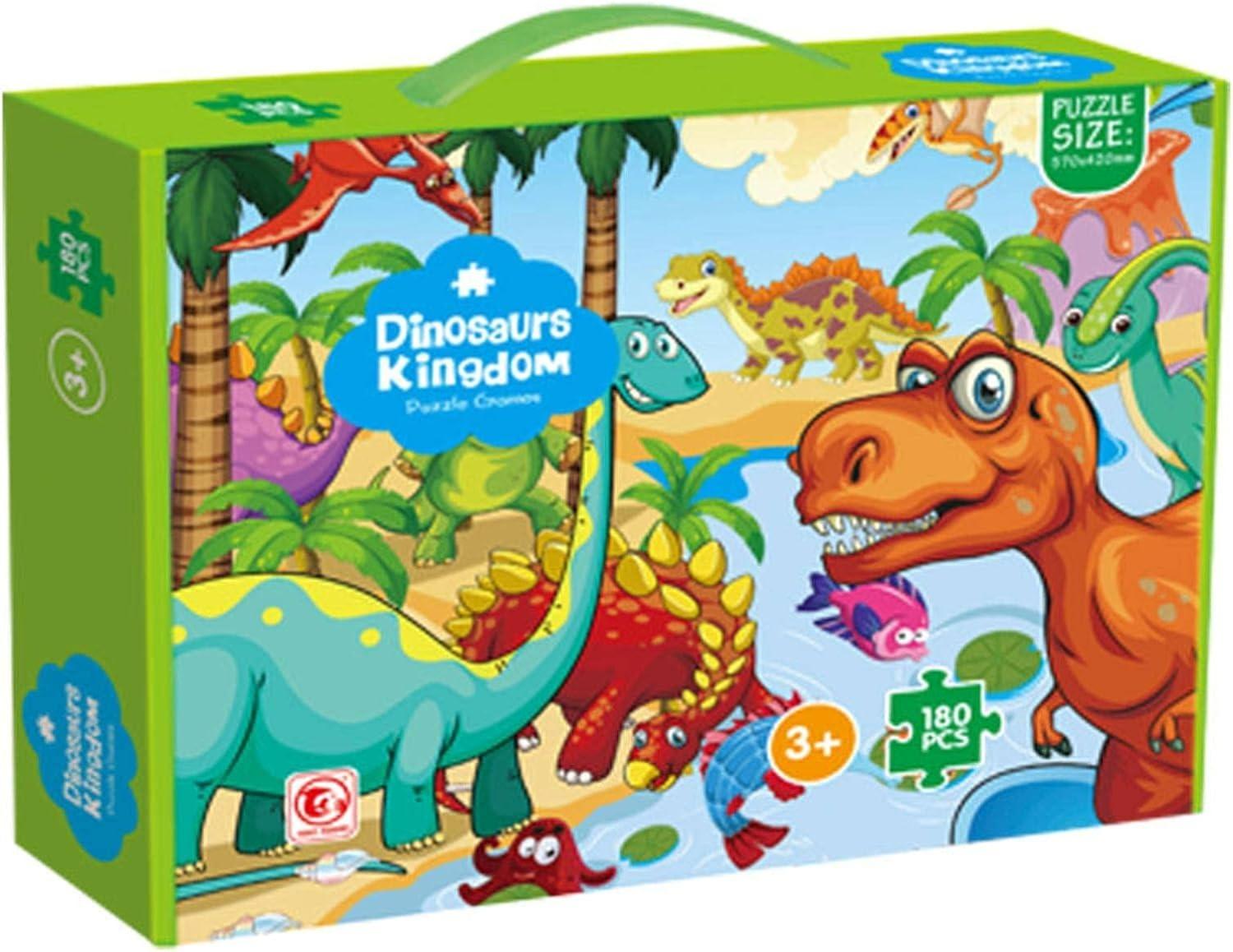 Dinosaurie puzzle 180 dielikov 3+ Dinosaurs kingdom - Hračky