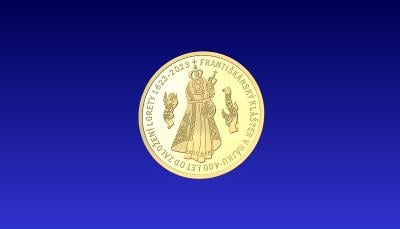 Pamětní medaile Loreta v Hájku - 400 let